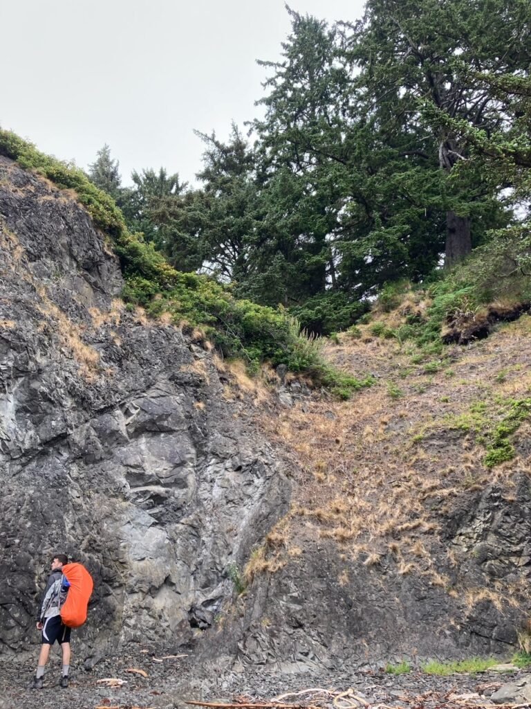 Wedding Rock Petroglyphs on the Ozette Triangle Trail