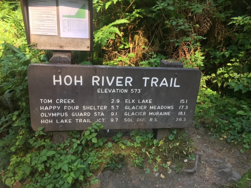 Start you adventure on one of the best backpacking trips in Washington at the Hoh River Trail